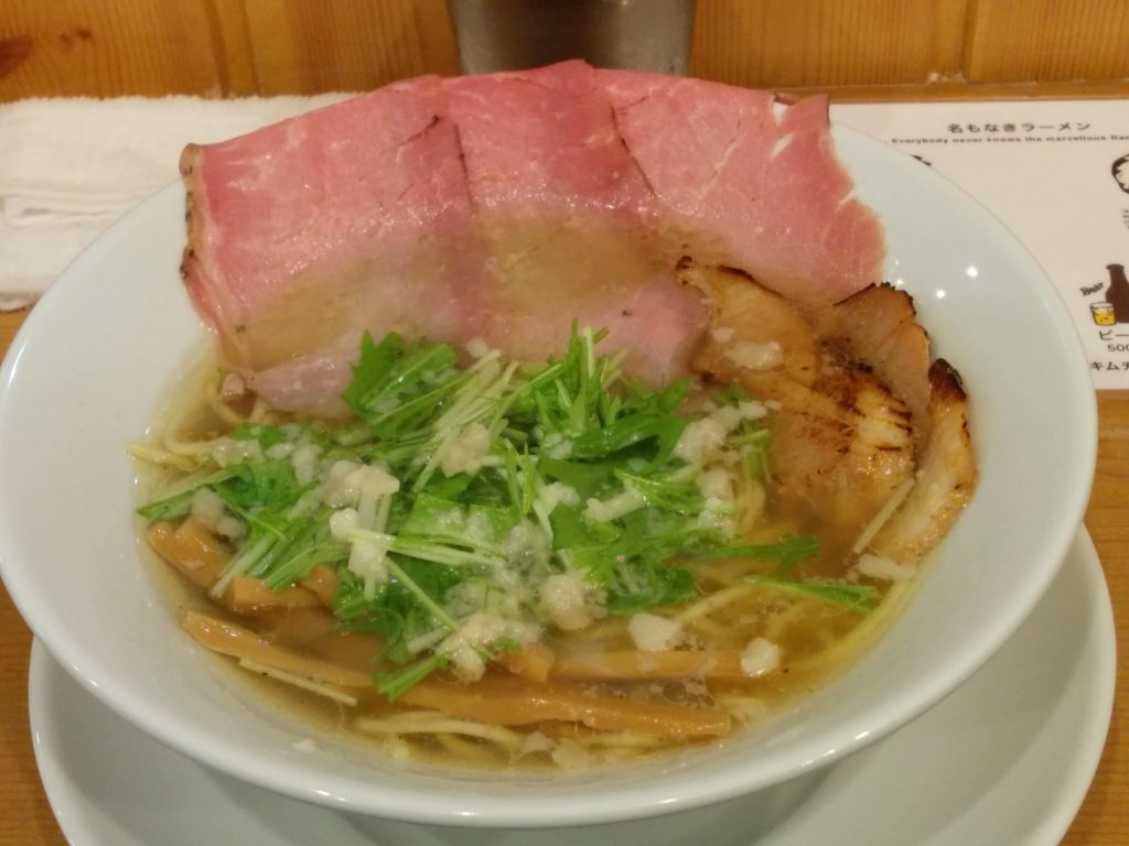 名もなきラーメン(大阪・天六）人類みな麺類系列