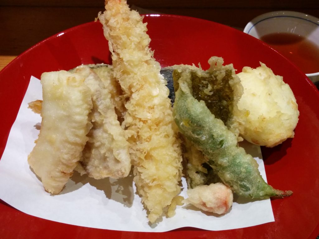 一誠(大阪・堺筋本町)肉豆腐定食・天ぷら定食・カキフライ定食