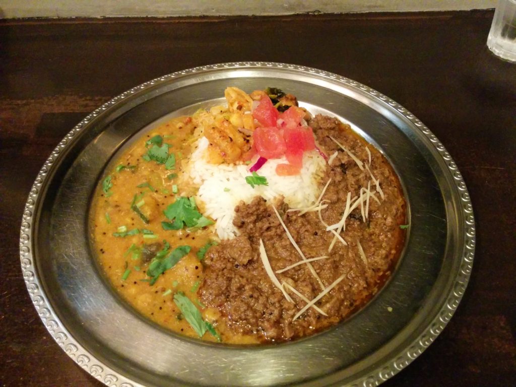 定食堂 金剛石(大阪・松屋町)ラム粗切りマトンキーマ