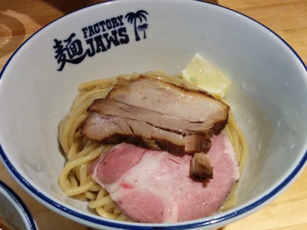 麺FACTORY JAWS(大阪・谷町六丁目)5周年　つけ麺