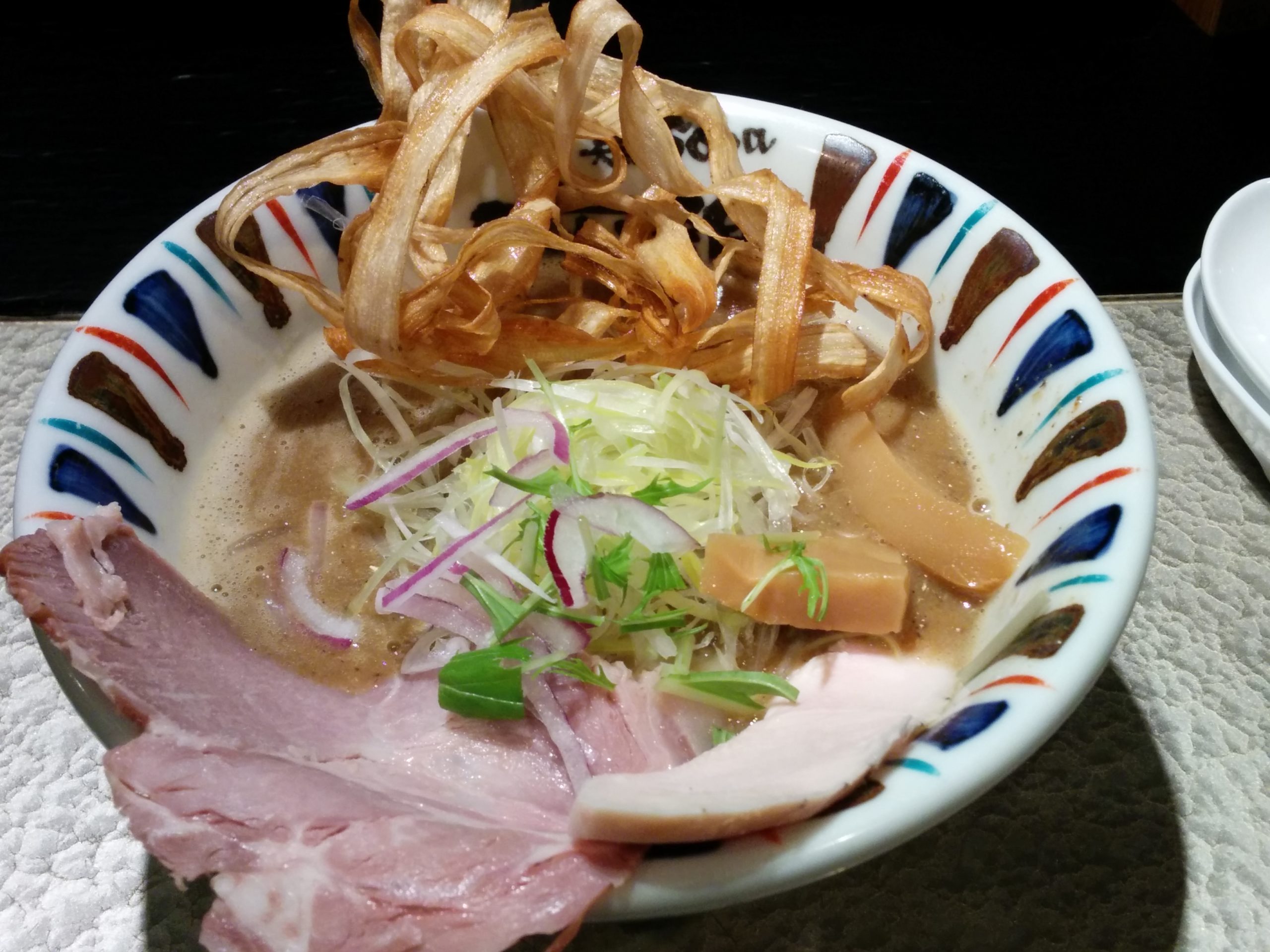 鶏Soba 座銀 にぼし店-煮干し吟醸nigori(大阪・心斎橋)