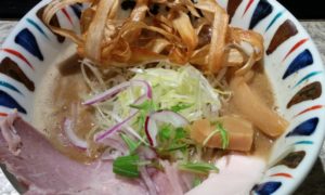 鶏Soba 座銀 にぼし店-煮干し吟醸nigori(大阪・心斎橋)