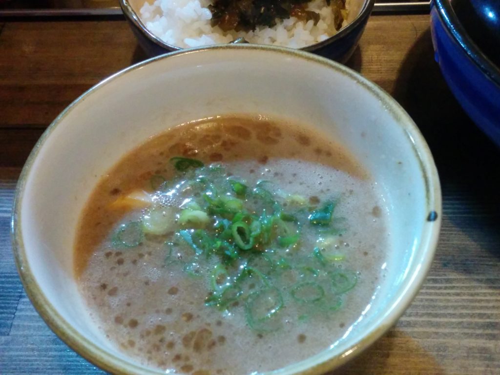 麺や輝天満橋店(大阪・東天満)1周年記念ラーメン・つけ麺500円